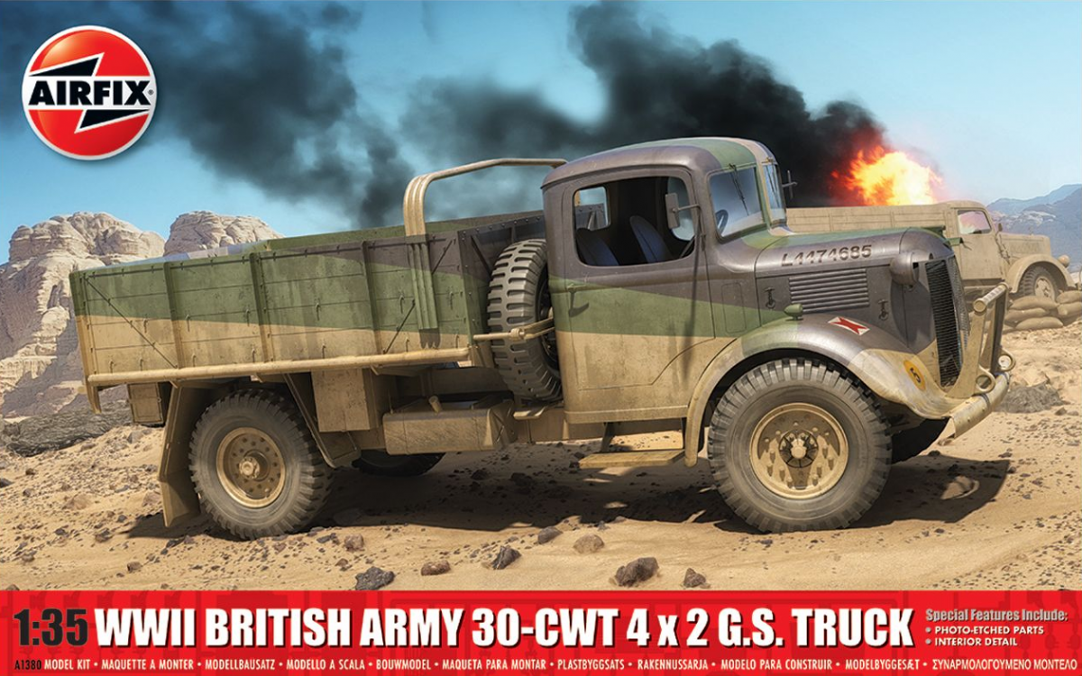 Airfix 1380 Camion GS 4x2 de l'armée britannique de la Seconde Guerre mondiale (échelle 1/35)