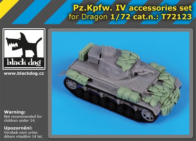 Ensemble d&amp;#39;accessoires Black Dog T72123 Pz.Kpfw IV pour Dragon 1/72 – Bild 6