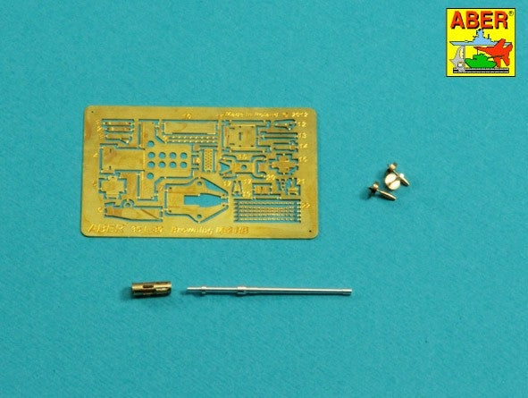 Canon Aber 35L-091 (version ancienne) pour mitrailleuse lourde Browning M2 HB calibre .50 (12,7 mm) US, échelle 1/35 – immagine 5