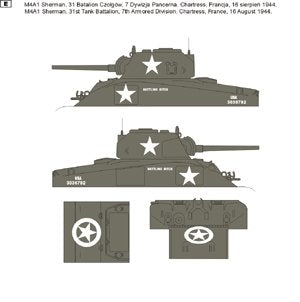 ToRo Modèle 35D70 - Shermans de l&amp;#39;armée américaine en Europe, vol. 1, échelle 1/35  – immagine 3