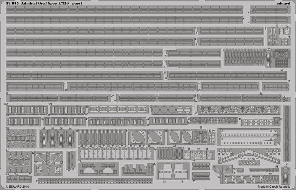 Eduard 53045 Amiral Graf Spee 1/350 TRUMPETER – image 2