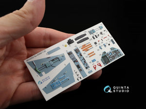 Intérieur imprimé en 3D et coloré sur papier décalcomanie Quinta Studio QD32002 Su-25SM (pour maquette Trumpeter) 1/32 – immagine 4