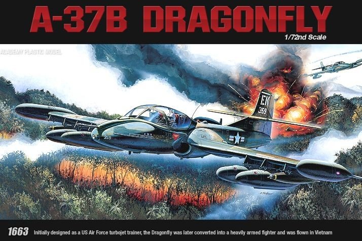 Academy 12461 A-37 B Libellule (1/72)(1663)
