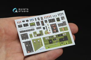 Intérieur imprimé en 3D et coloré sur papier décalcomanie Quinta Studio QDS-32250 A-26C Invader (Hobby Boss) (avec pièces en résine imprimées en 3D) 1/32  – image 4