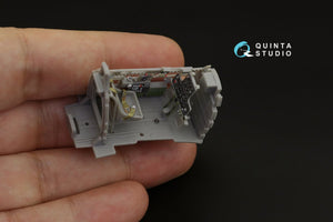 Intérieur imprimé en 3D et coloré sur papier décalcomanie Quinta Studio QD48272 P-40B (Airfix) 1/48 – image 10