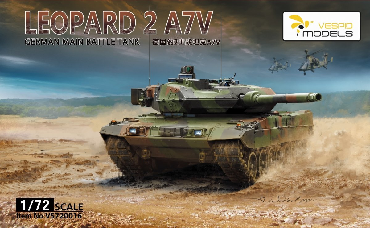 Maquette Vespid Models VS720016 Leopard 2 A7V 1/72