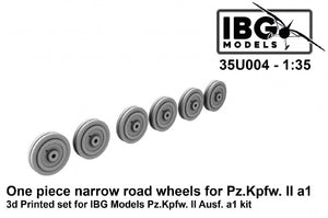 IBG 35U004 One piece narrow road wheels for Pz.Kpfw. II Ausf. a1 1/35