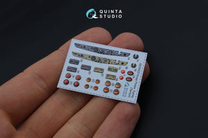 Intérieur imprimé en 3D et coloré sur papier décalcomanie Quinta Studio QD35025 Krupp Protze (pour maquette Tamiya) 1/35 – immagine 2