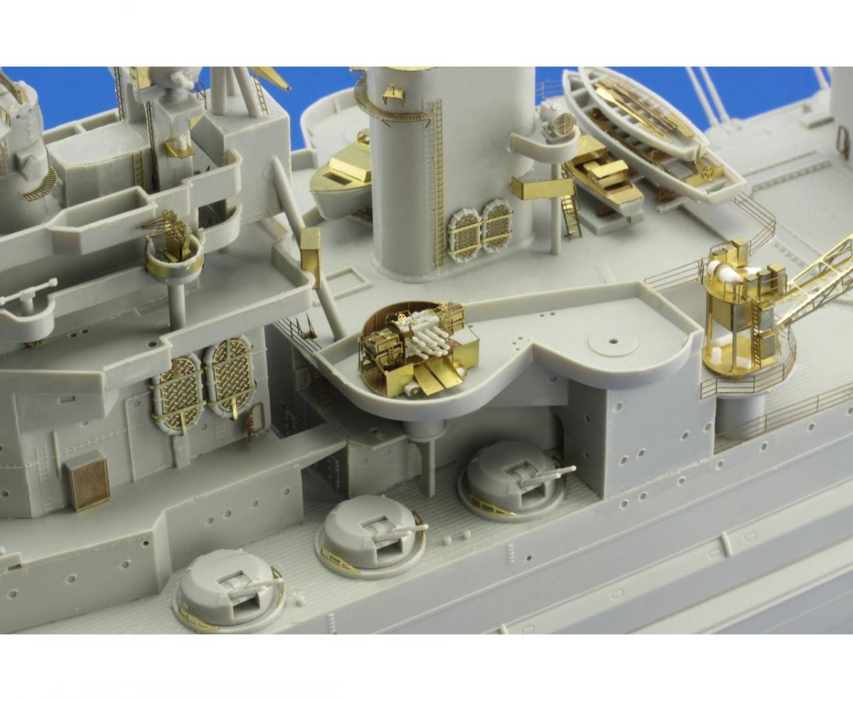 Eduard 53149 HMS Queen Elizabeth 1943 pt 5 - deck &amp;amp; main batteries TRUMPETER 1/350 – zdjęcie 9