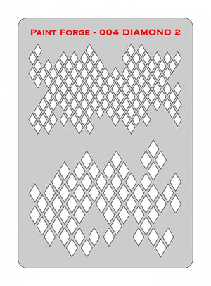 Pochoir Paint Forge PFST004L - Diamants 2