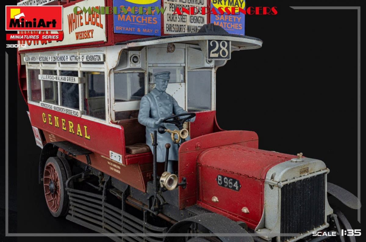 MiniArt 38092 ÉQUIPAGE ET PASSAGERS DE L&amp;#39;OMNIBUS 1/35  – imagen 2