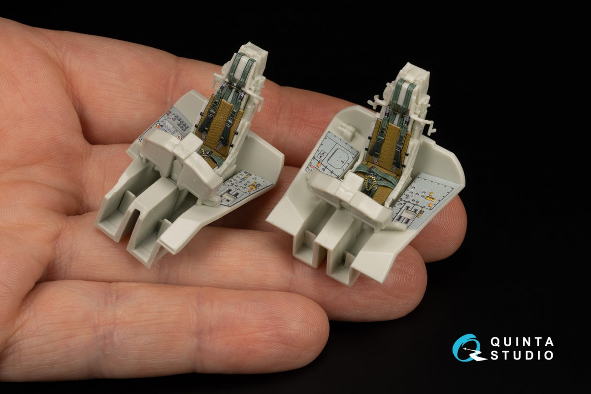 Intérieur coloré imprimé en 3D sur papier décalcomanie pour Eurofighter biplace Quinta Studio QD48307 (Revell) 1/48 – immagine 16
