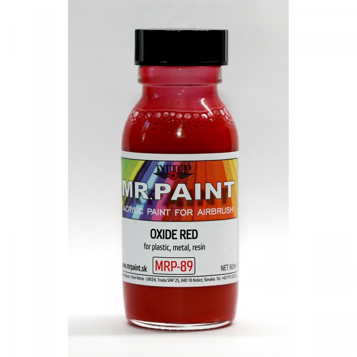 Apprêt de surface fine MR. Paint MRP-LPR - Rouge oxyde 50 ml