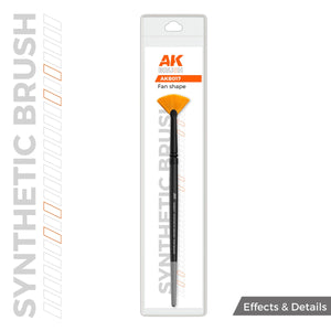 AK Interactive AKB017 AK BROSSE SYNTHÉTIQUE – FORME ÉVENTAIL