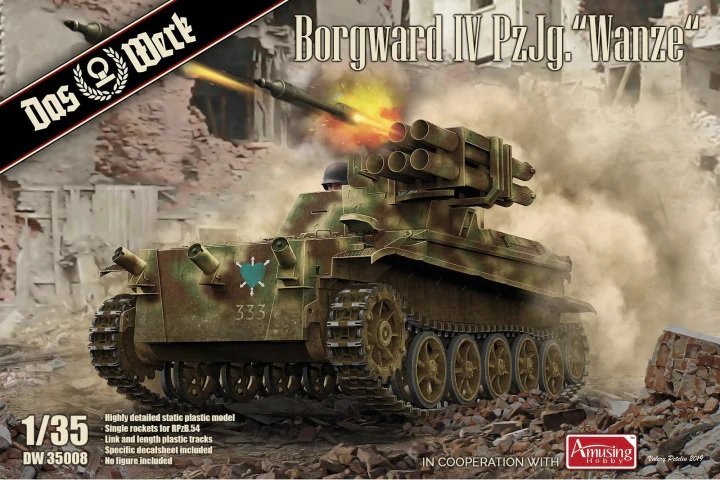 Das Werk DW35008 Borgward IV PzJg. Wanzé 1/35
