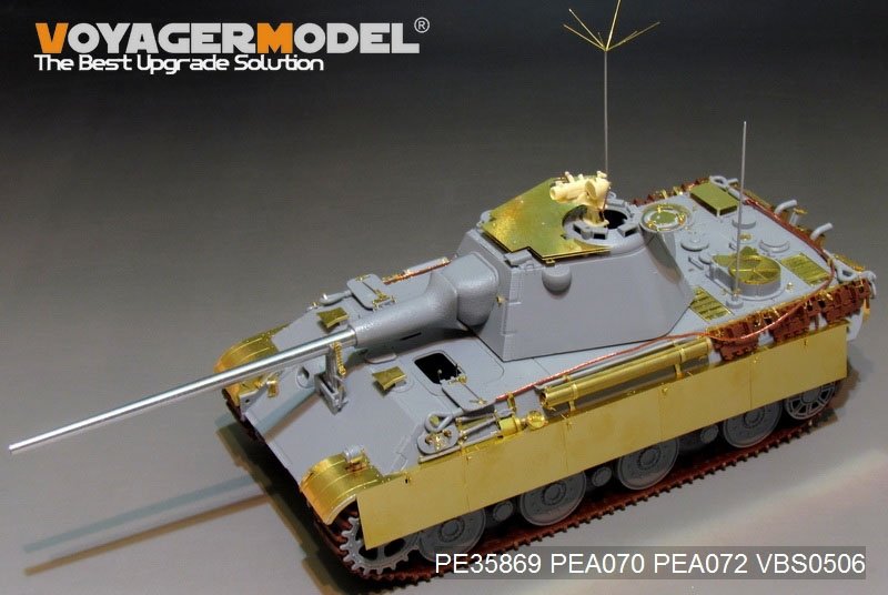 Maquette Voyager PE35869, char Panther II allemand de la Seconde Guerre mondiale (modèle de base) pour AMUSING HOBBY, échelle 1/35 – image 2