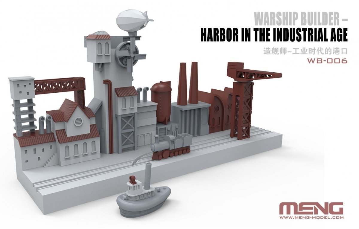Modèle Meng WB-006 : Construisez un quai pour vos constructeurs de navires de guerre – image 2