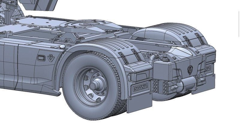 Italeri 3961 Scania S770 4x2 Toit normal - ÉDITION LIMITÉE 1/24 – immagine 8
