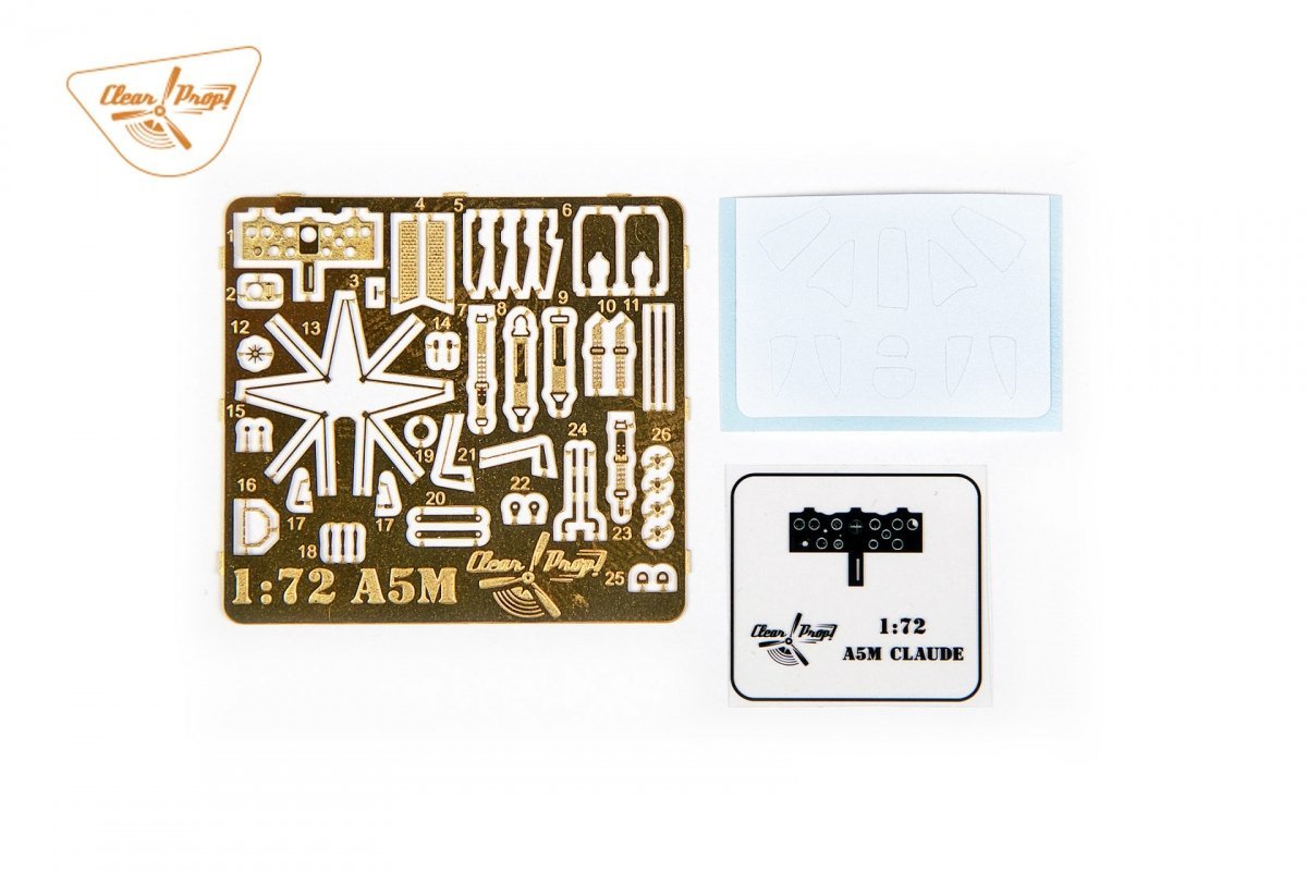 Clear Prop! CP72009 A5M2b Claude (version tardive) KIT AVANCÉ 1/72  – imagen 12