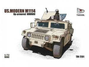 T-Model TM7201 HMMWV blindé moderne américain M114 à l&amp;#39;échelle 1/72
