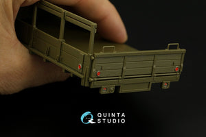 Intérieur imprimé en 3D et coloré sur papier décalcomanie (Tamiya) Quinta Studio QD35052 GMC CCKW 353 (cabine ouverte) 1/35 – immagine 4