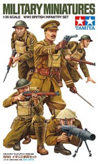 Tamiya 35339 Coffret d&amp;#39;infanterie britannique de la Première Guerre mondiale (1/35)