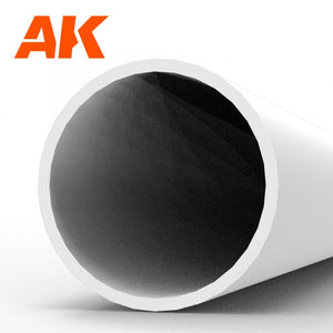 AK Interactive AK6546 HOLLOW TUBE 6.00 DIAMETER X 350MM – STYRENE HOLLOW TUBE – (3 UNITS) – zdjęcie 2
