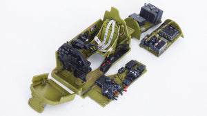 Maquette Eduard 648812 P-38J cockpit (impression Tamiya 1/48) – Bild 13