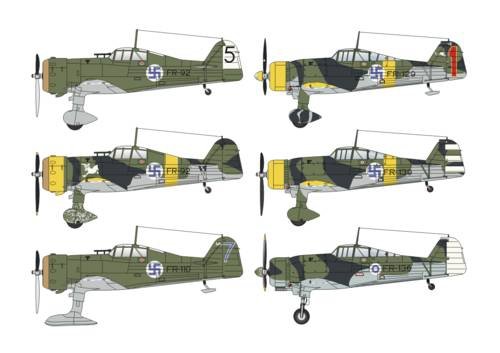 Special Hobby 48124 Fokker D.XXI Duo Pack Finlande (1/48)