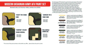 Kit de peinture Hataka HTK-AS112 pour véhicules blindés de combat modernes de l&amp;#39;armée ukrainienne, 6 x 17 ml – Bild 3