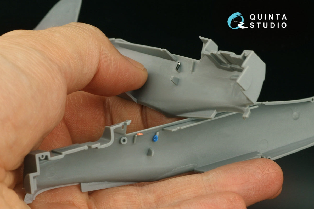 Intérieur imprimé en 3D et coloré sur papier décalcomanie Quinta Studio QD48314 Fw 190A-3 (Tamiya) 1/48 – image 10