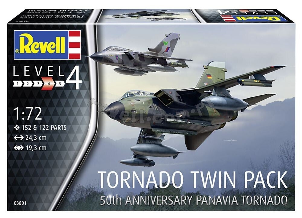 Revell 03801 Coffret double Tornado - Panavia Tornado 50e anniversaire, échelle 1/72  – image 2