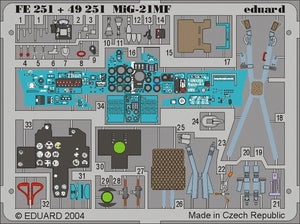 Eduard FE251 MiG-21MF 1/48 Académie