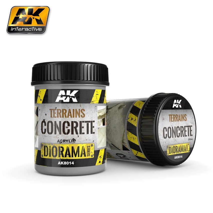 AK Interactive AK8014 Terrains Béton 250ML