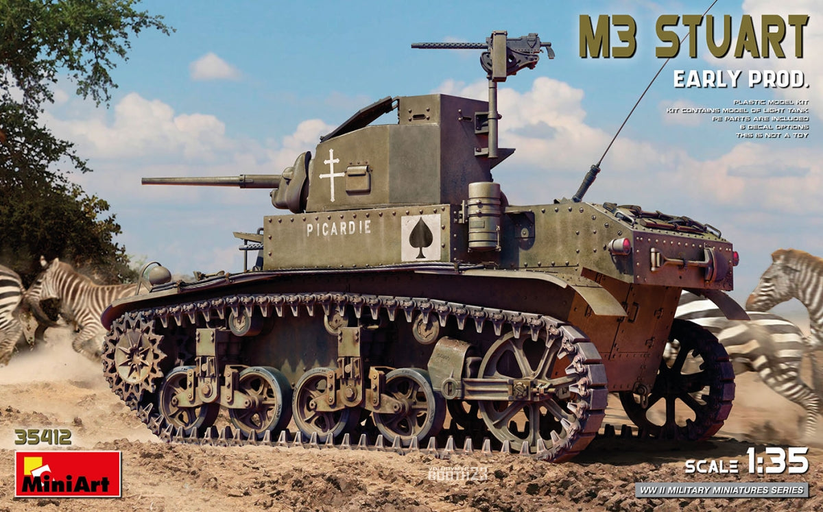 MiniArt 35412 M3 STUART PREMIÈRE PRODUCTION 1/35