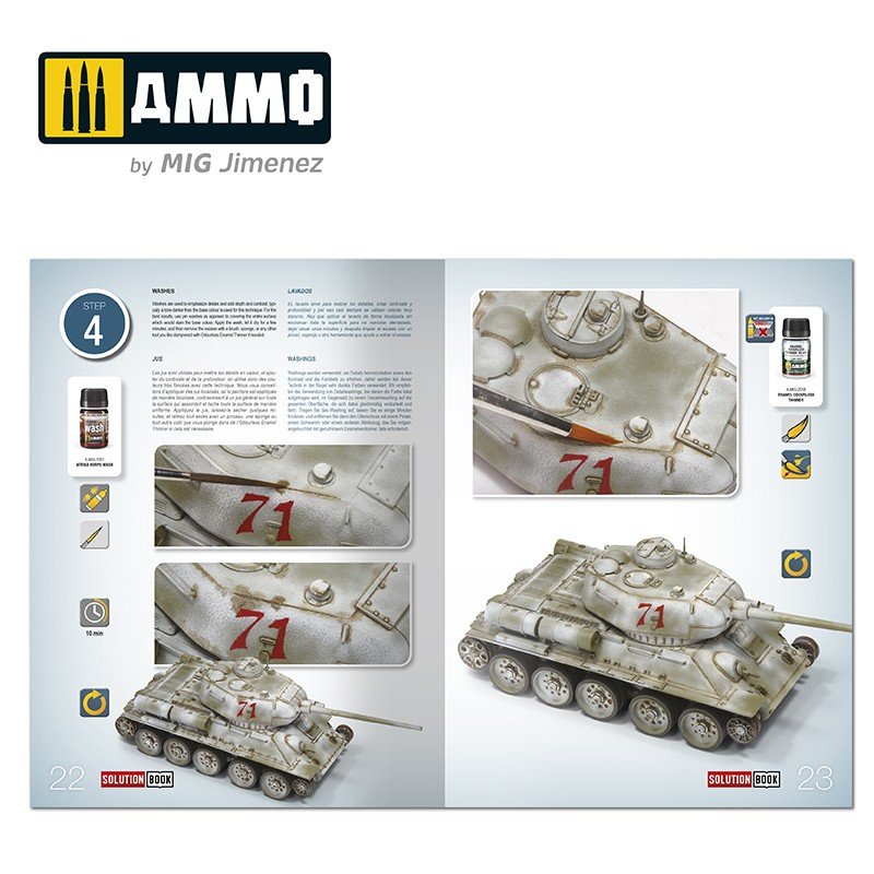 AMMO de Mig Jimenez 7903 SOLUTION BOX MINI (20) - Comment peindre des véhicules soviétiques d&amp;#39;hiver de la Seconde Guerre mondiale – image 6