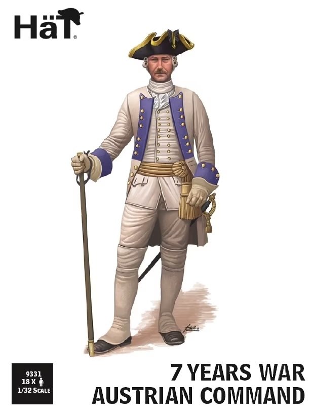 Chapeau 9331 Guerre de Sept Ans Commandement autrichien 1/32