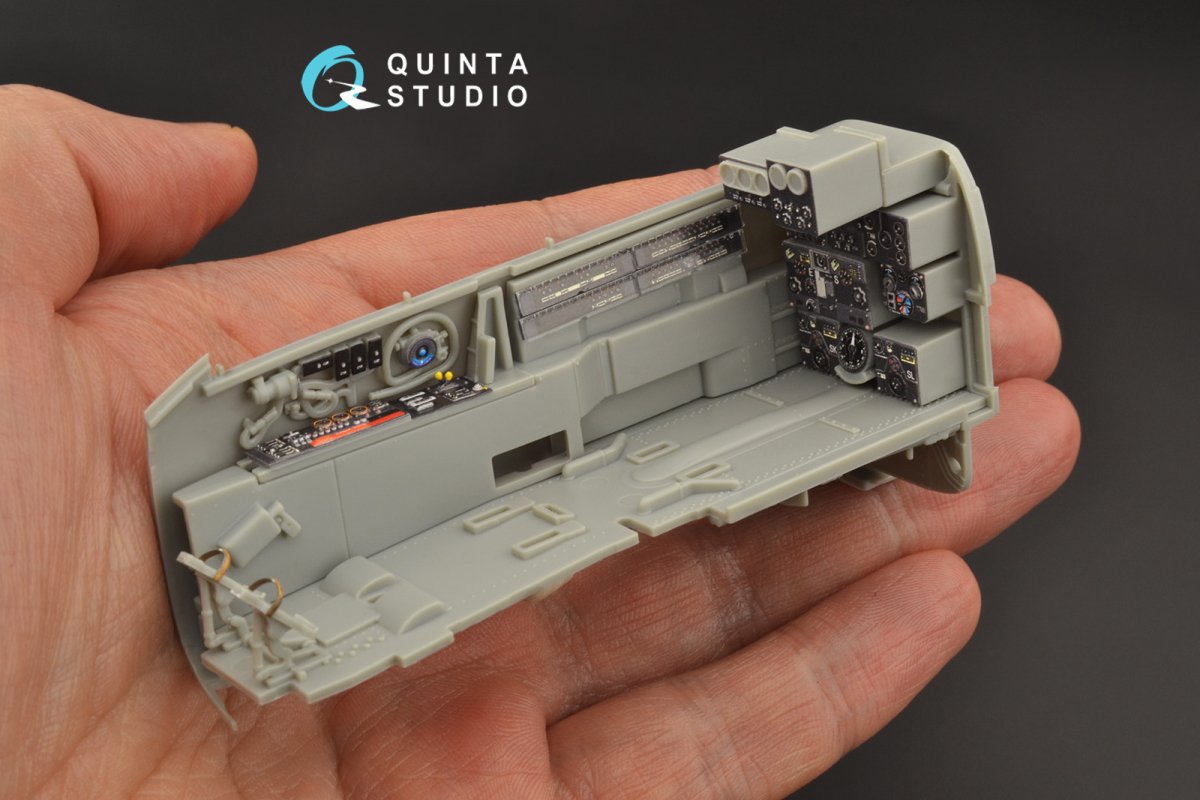 Intérieur imprimé en 3D et coloré sur papier décalcomanie (ZM SWS) Quinta Studio QD32103 He 219 1/32 – image 4