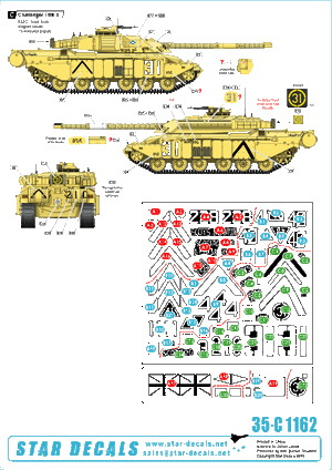 Star Decals 35-C1162 Challenger I 1/35 – immagine 2