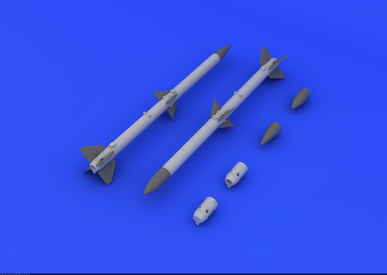 Eduard 648084 AIM-120A/B AMRAAM (2 pièces) 1/48 – immagine 2