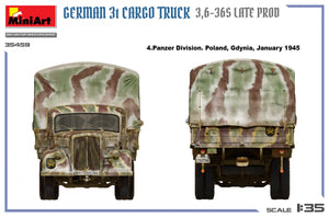 MiniArt 35459 Camion cargo allemand 3 tonnes, production tardive, échelle 1/35 – imagen 13