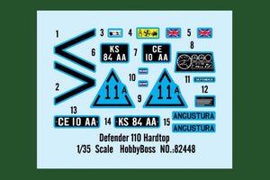 Hobby Boss 82448 Defender 110 Hardtop 1/35 – immagine 2