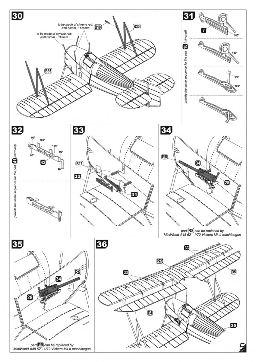 Armory Models 48004 Fairey Flycatcher, chasseur hydravion britannique FAA de l&amp;#39;entre-deux-guerres, version tardive (métal) 1/48 – image 6