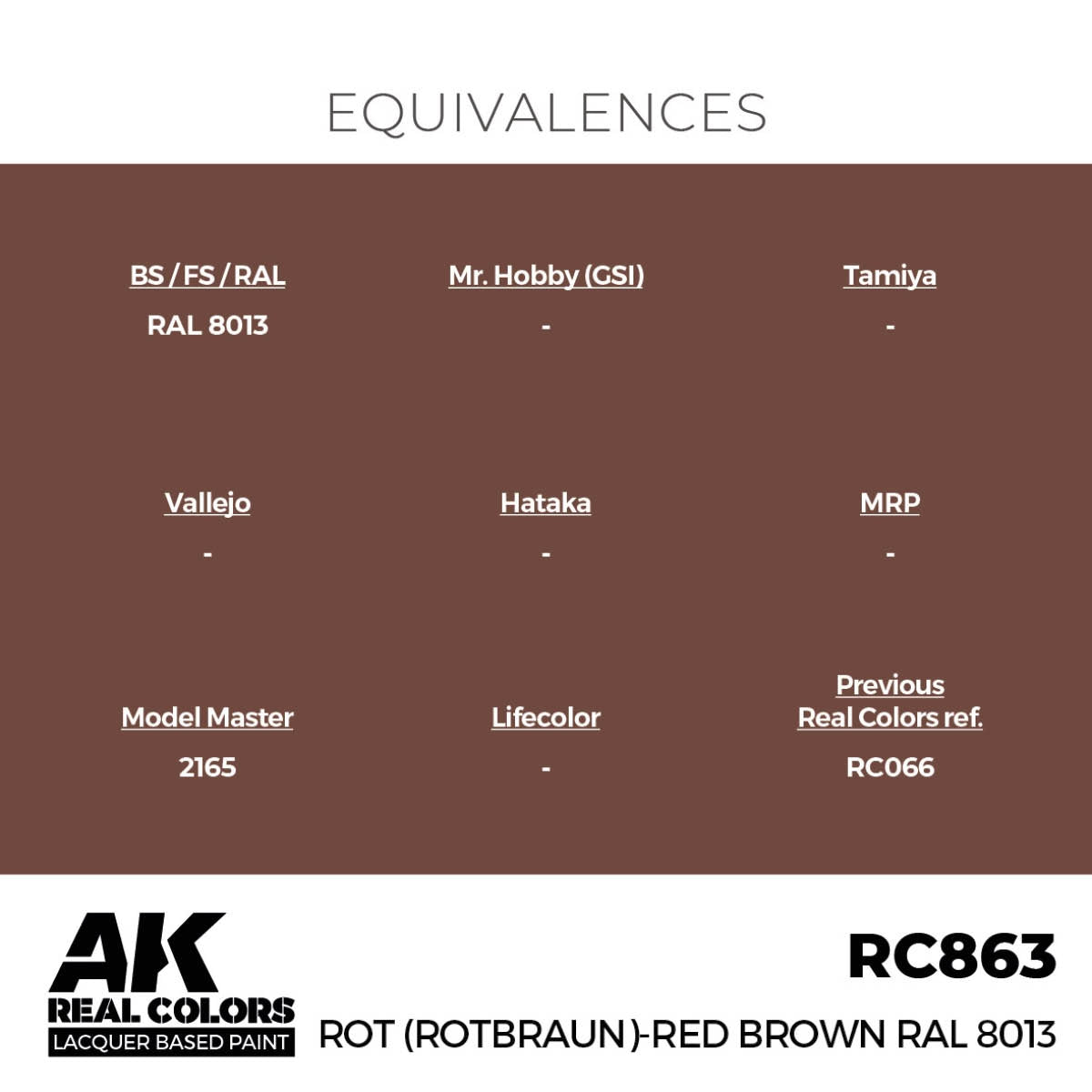 AK Interactive RC863 Rot (Rouge-brun) RAL 8013 17 ml – image 3