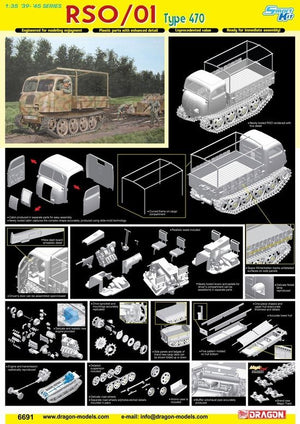 Dragon 6691 RSO /01 Type 470 1/35 – zdjęcie 2