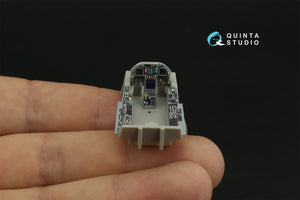 Intérieur imprimé en 3D et coloré sur papier décalcomanie Quinta Studio QDS-48278 F/A-18A++ (HobbyBoss) (Petite version) 1/48 – Bild 11