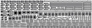 Pontos 35021F1 IJN Mikasa 1905 Ensemble de détail (1/350) – Bild 12