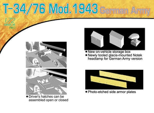 Dragon 7268 T-34/76 Mod.1943 Armée allemande (1/72) – immagine 4