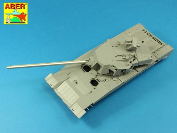 Aber 35 L-187 Armement pour char de combat principal russe T-14 ARMATA canon de 125 mm 2A82-1M et canon pour mitrailleuse antiaérienne Kord de 12,7 mm 1/35 – immagine 18