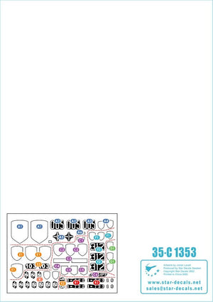 Star Decals 35-C1353 Guerre en Ukraine 1er Bataillon AZOV 2014-2022 1/35 – immagine 2